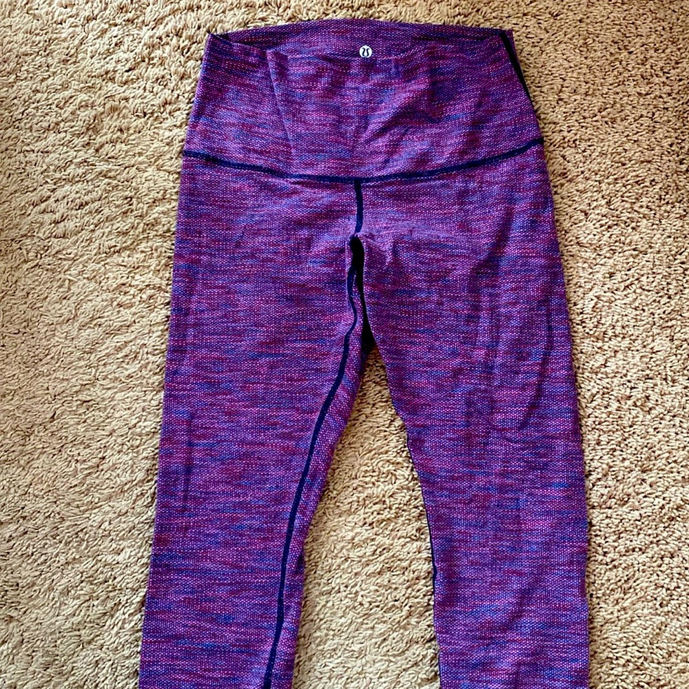 lululemon Crop Leggings, worn once, size 6